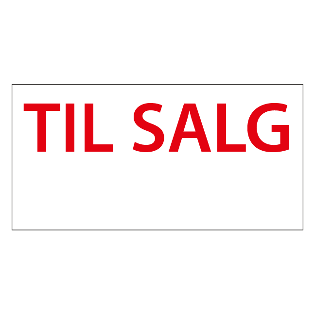 Til salg skilt - Billede 2