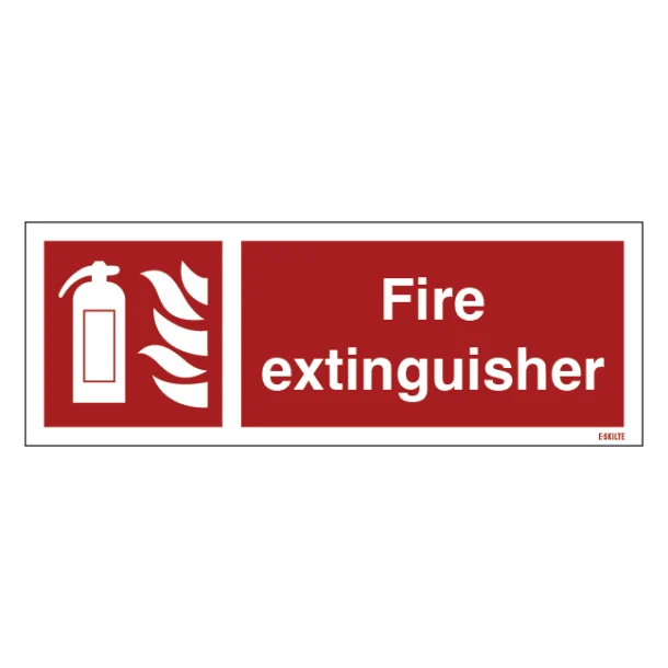 Fire Extinguisher: Brandskilt