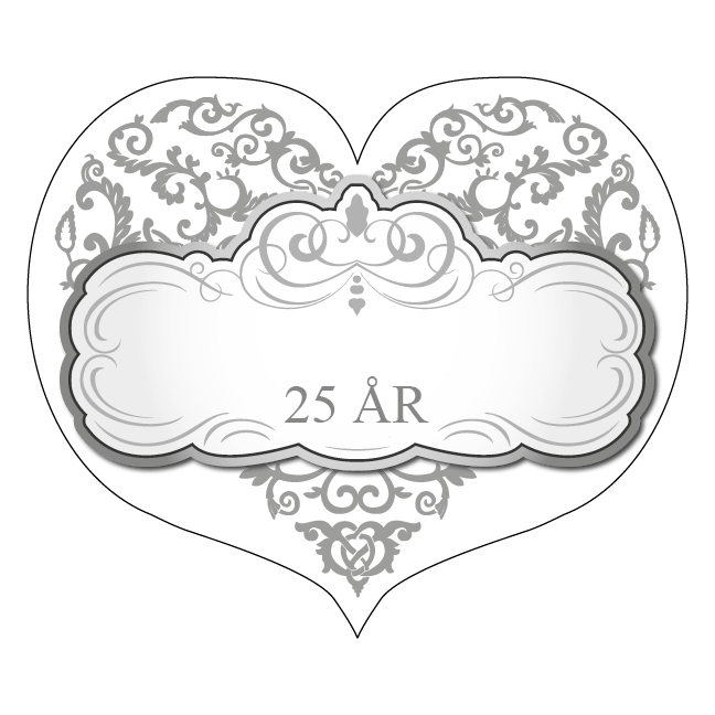 Bryllupsskilt Hjerte - Image 2