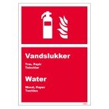 Brandslukker vand da eng skilt