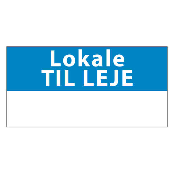 Lokale Til leje skilt - Image 2