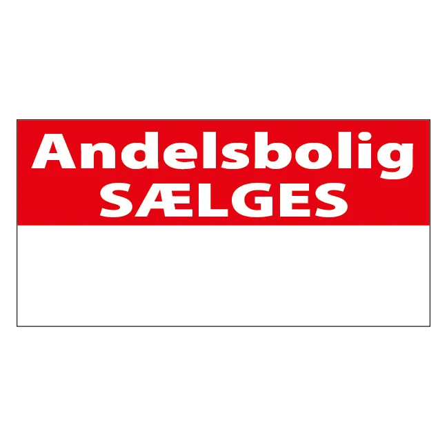 Andelsbolig sælges skilt - Billede 2