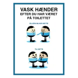 Vask hænder efter du har været på toilettet. Bygningsskilt