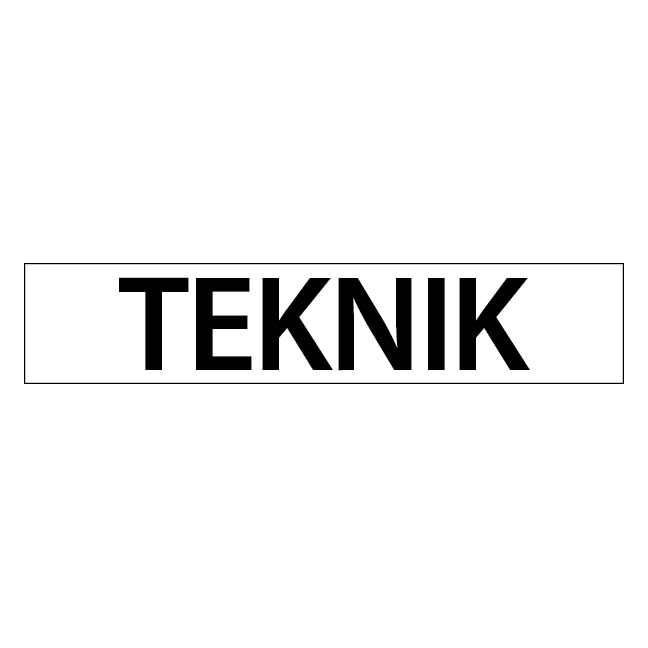 Teknik. Bygningsskilt