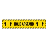 Hold afstand skilt