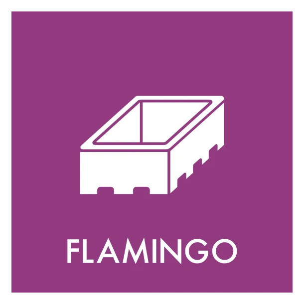 Flamingo affald skilt - Dansk Affaldssortering