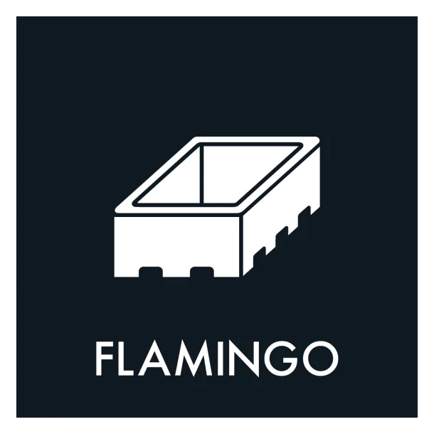 Flamingo affald sort skilt - Dansk Affaldssortering