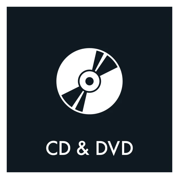 CD & DVD affald sort skilt - Dansk Affaldssortering