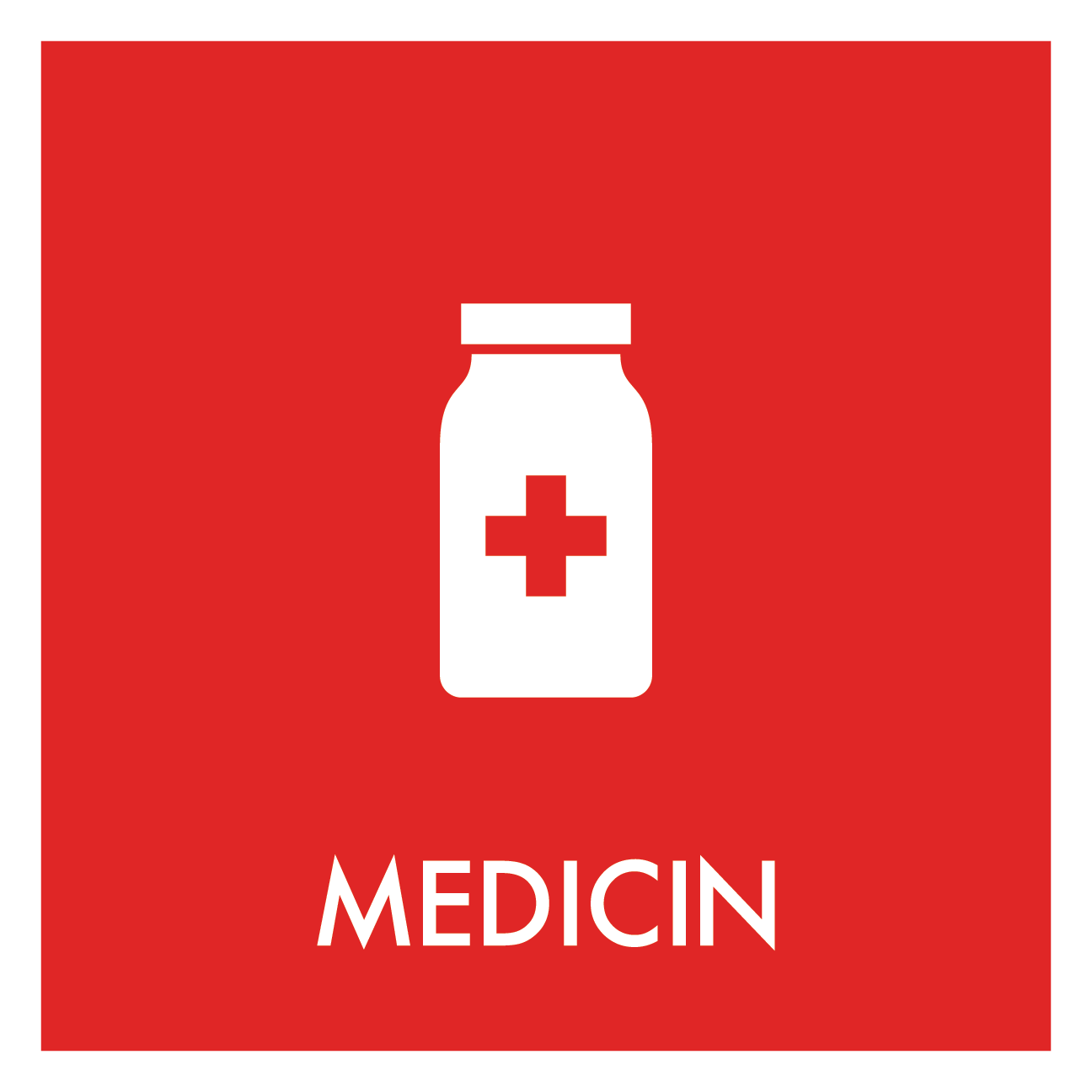 Medicin affald skilt - Dansk Affaldssortering