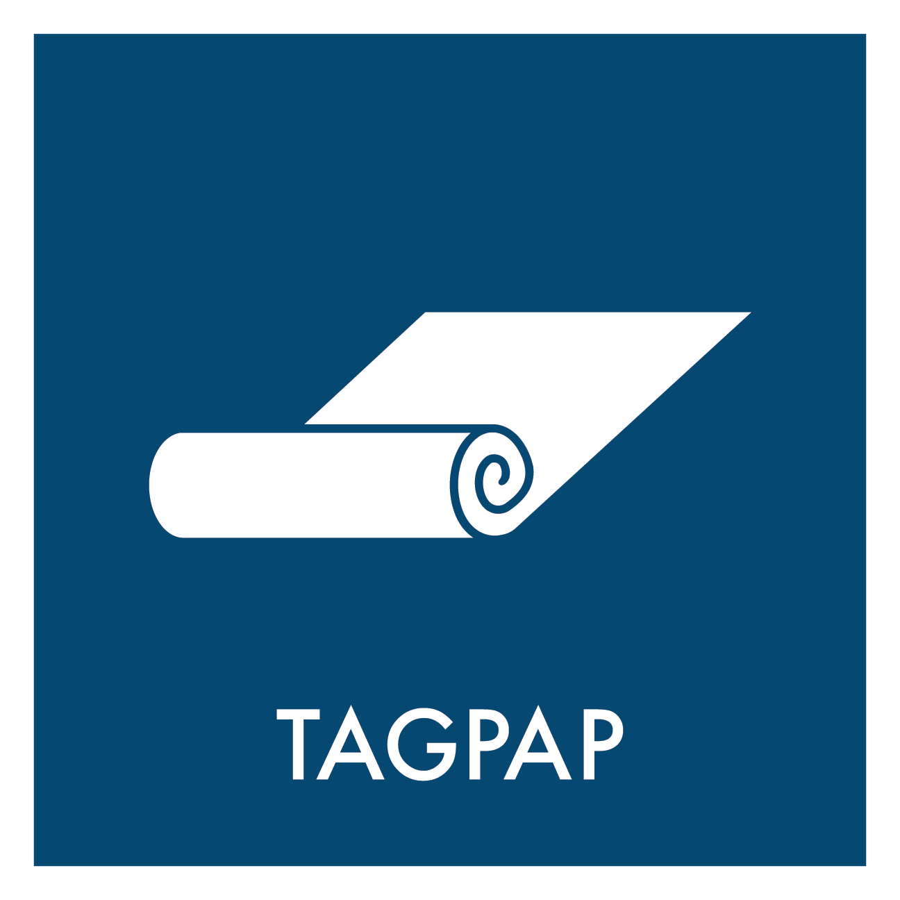 Tagpap affald skilt - Dansk Affaldssortering