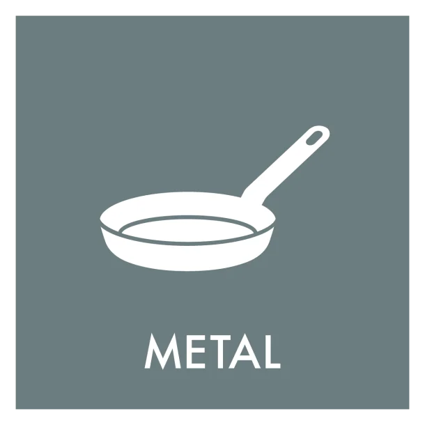 Metal affald skilt 2 - Dansk Affaldssortering