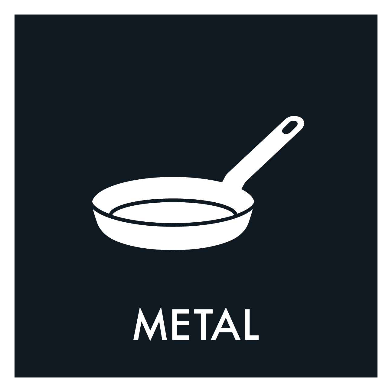 Metal affald sort skilt 2 - Dansk Affaldssortering