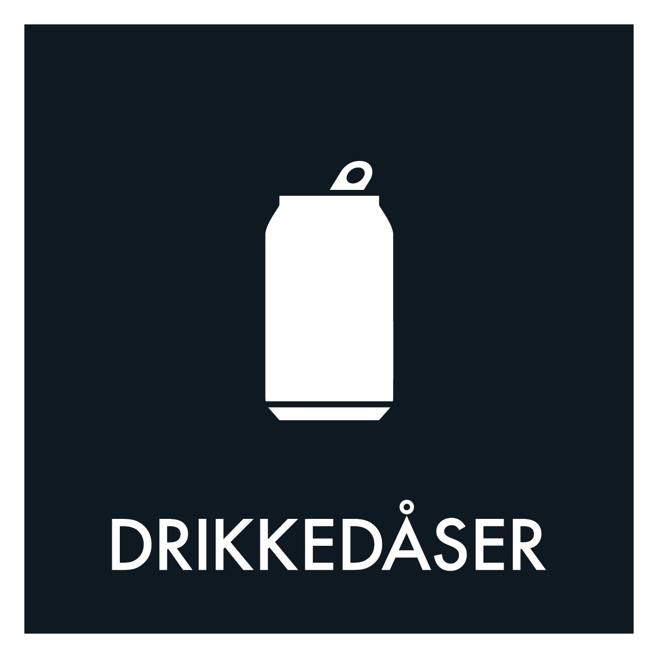Drikkedåser affald sort skilt - Dansk Affaldssortering