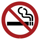 Rygeforbudsskilt - Rygning forbudt