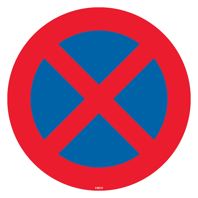 Stop forbuds skilt C61. Forbudsskilt