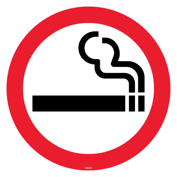 Rygning tilladt skilt