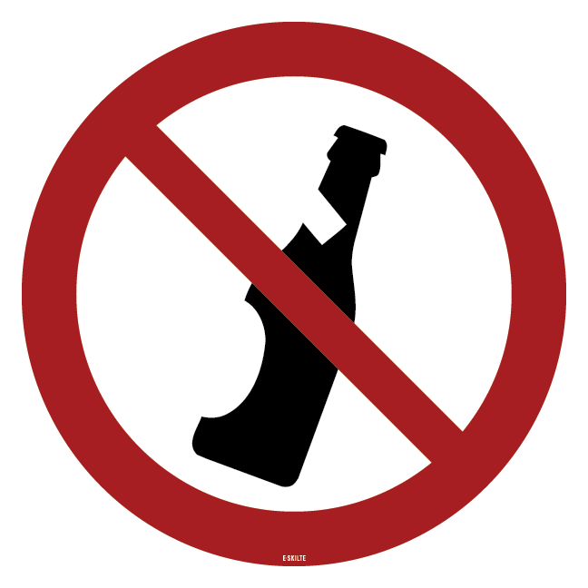 Alkoholforbudsskilt