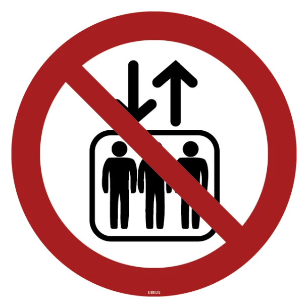 Elevator forbud skilt