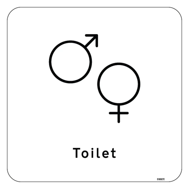 Toilet Skilt Dame Herre