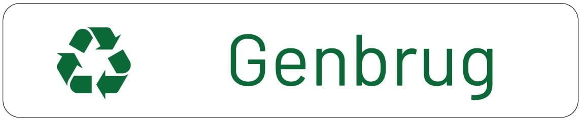 gs117-400x80mm-Genbrug genbrug skilt