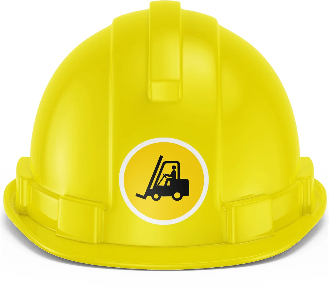 Truck hjelmmærke front