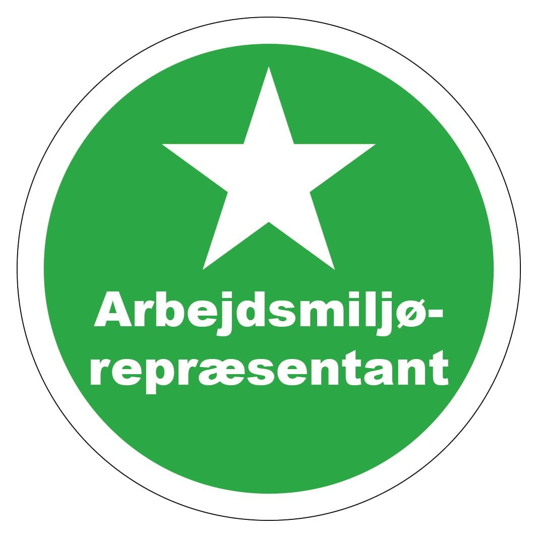 Arbejdsmiljørepræsentant hjelmmærke