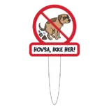 Hundelorte hovsa ikke her skilt med spyd