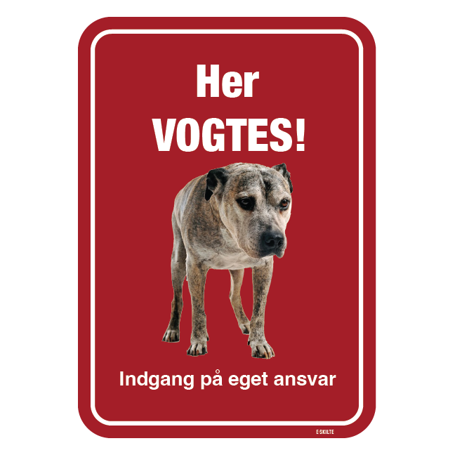 Her vogtes! Hundeskilt