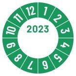 Kalibreringsmærker til 2023 i grøn