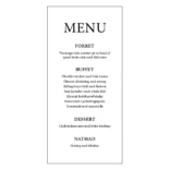 Klassisk konfirmationsmenu til buffet – design 2