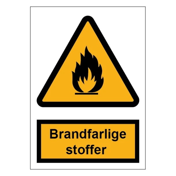 Brandfarlige stoffer skilt til landbrug