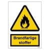 Brandfarlige stoffer skilt til landbrug