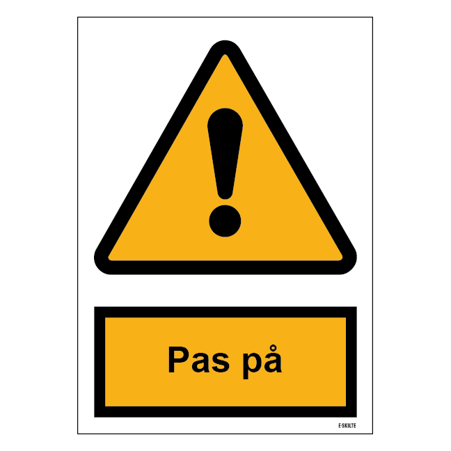 Pas på skilt til landbrug