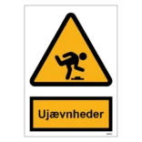 Ujævnheder skilt til landbrug