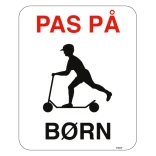 Pas på børn skilt