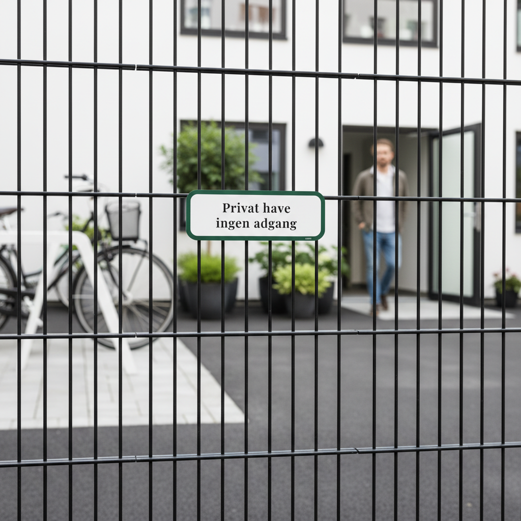 Privat have ingen adgang skilt - Billede 2
