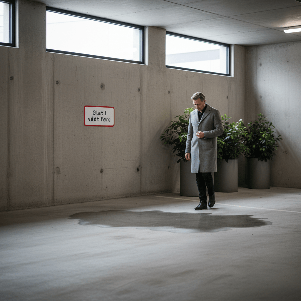 UA31,5 - Glat i vådt føre skilt - Billede 4