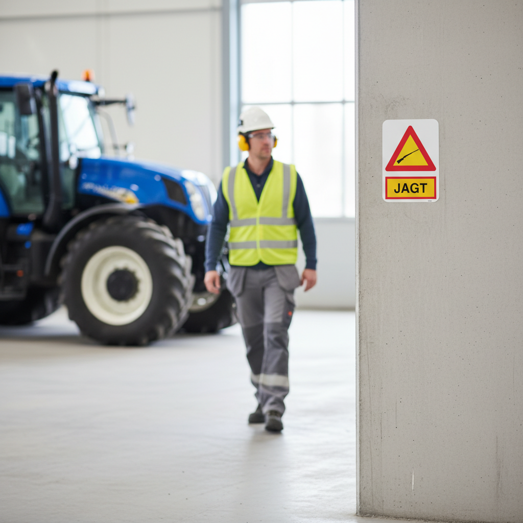 Jagt (gul) skilt - Billede 2