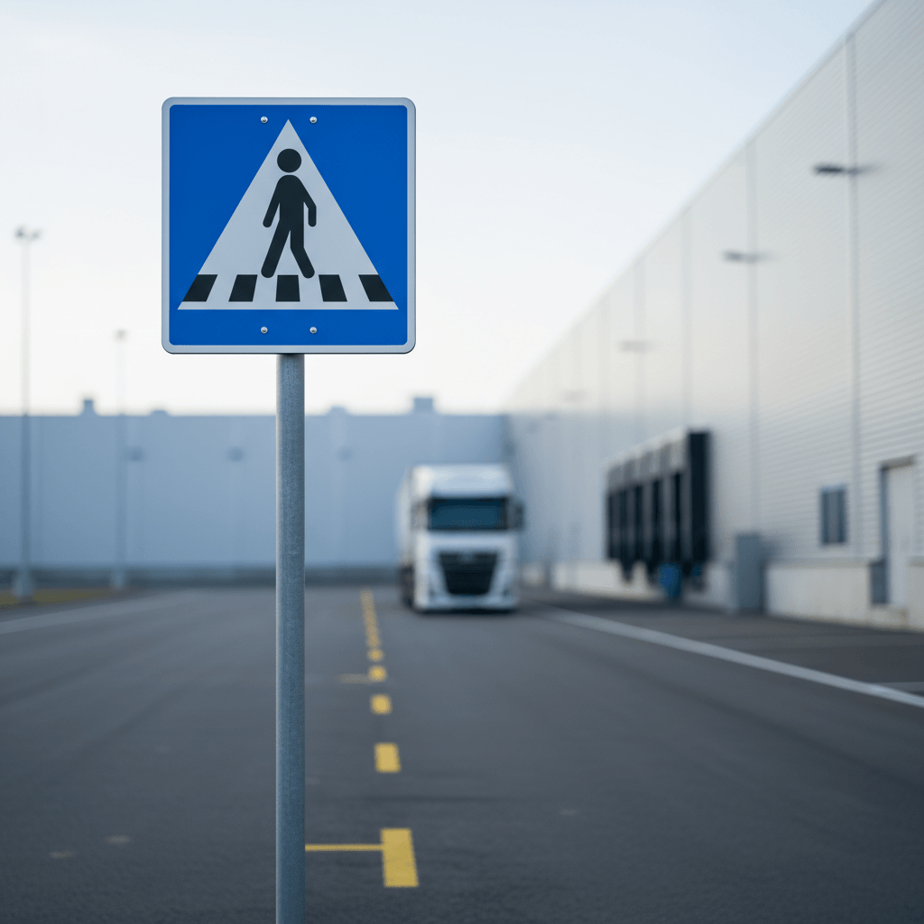 E17 - Fodgængerfelt skilt - Billede 5
