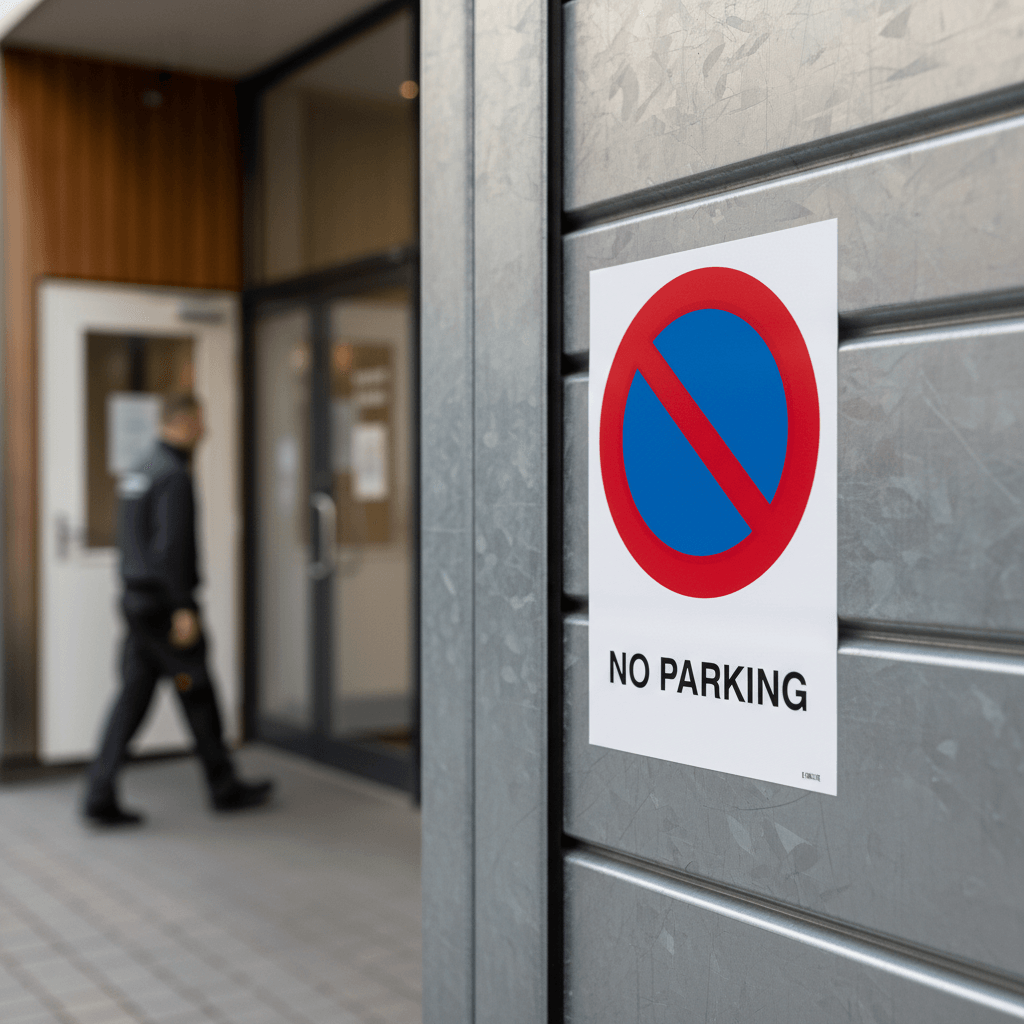 No parking skilt - Billede 4