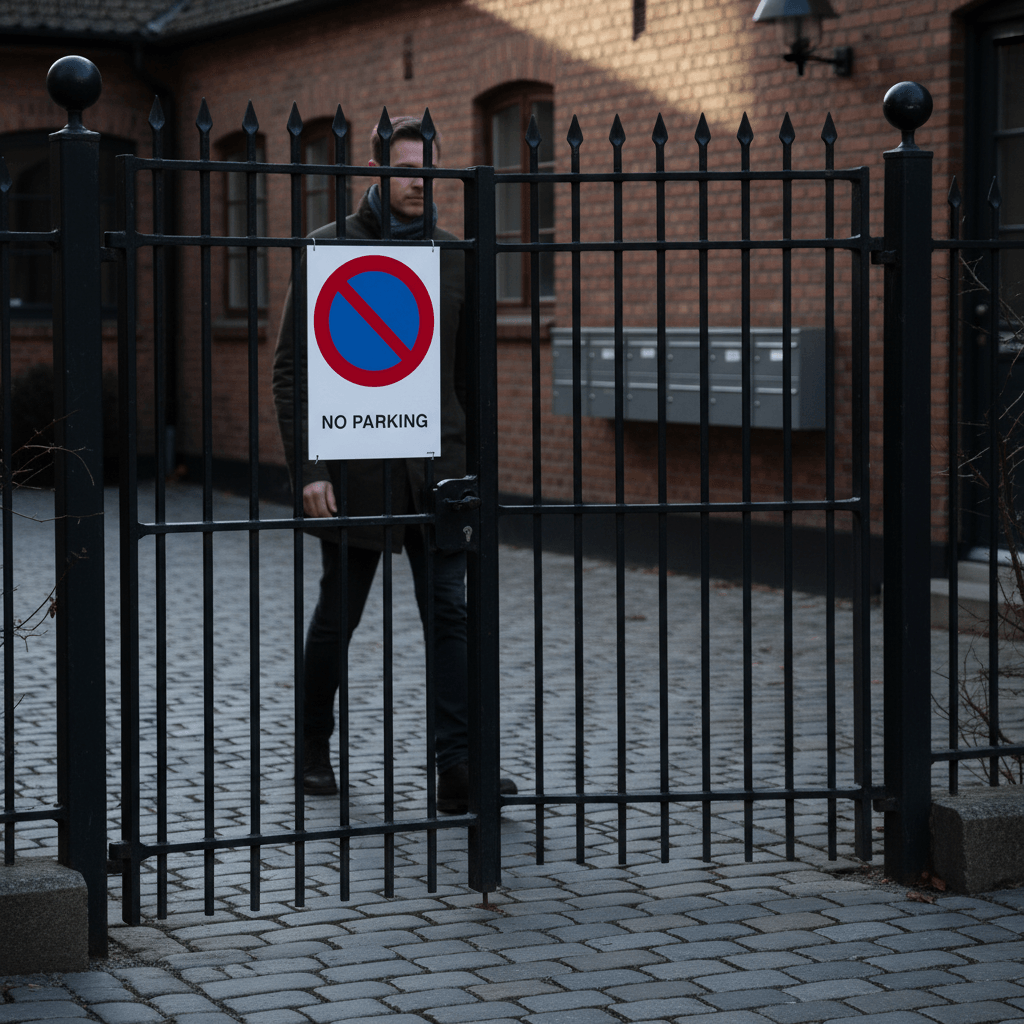 No parking skilt - Billede 2