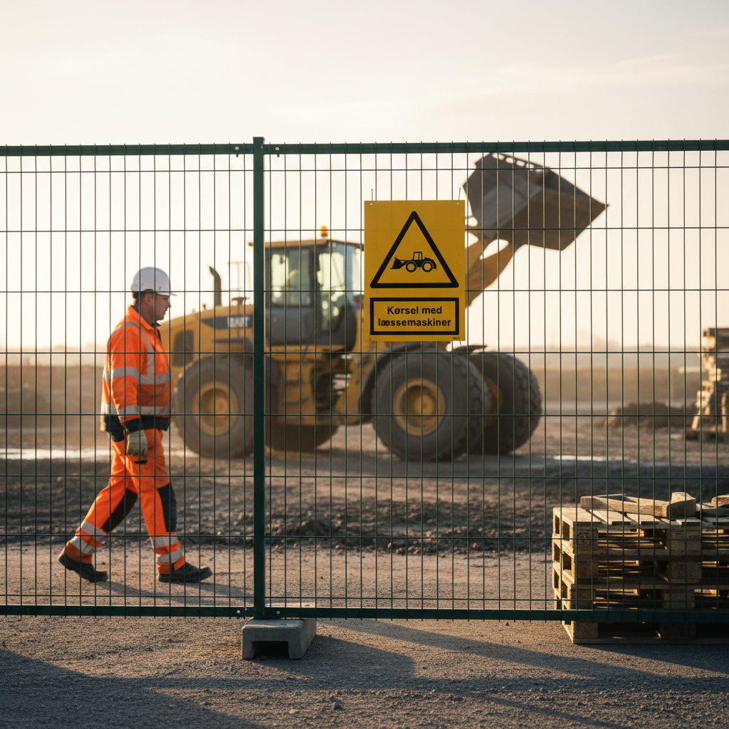Kørsel med læssemaskiner skilt - Billede 5