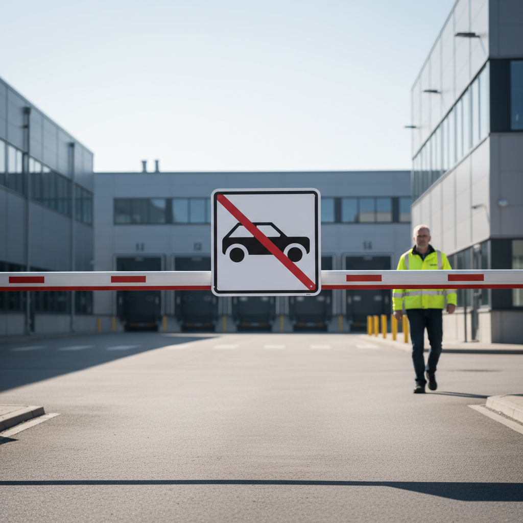 Bil forbud - piktogram skilt - Billede 4