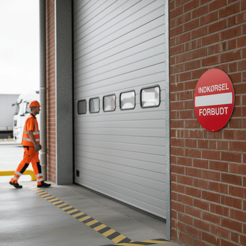 Indkørsel forbudt skilt - Billede 5
