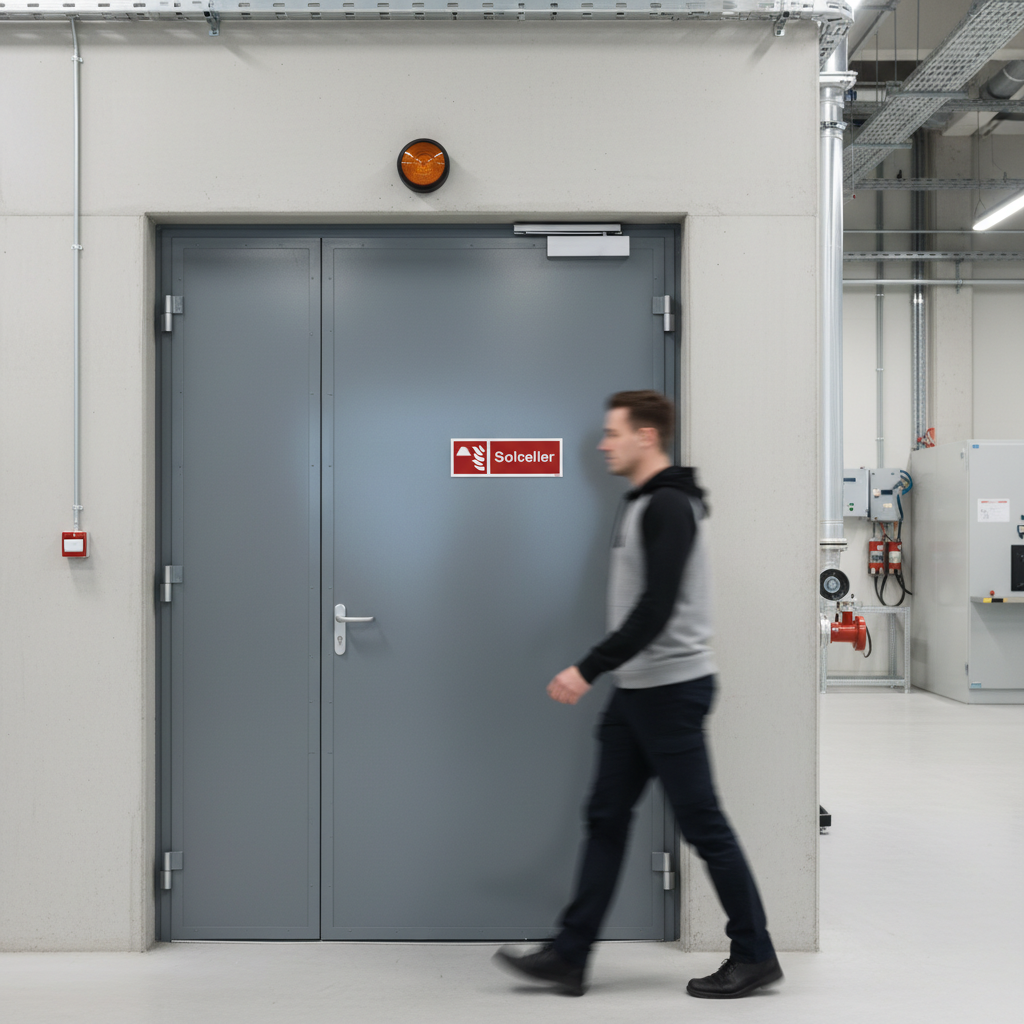 Solceller brandskilt - Billede 4