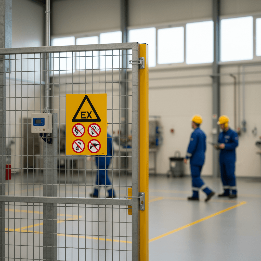 EX forbud ild røg tele boring skilt - Billede 4