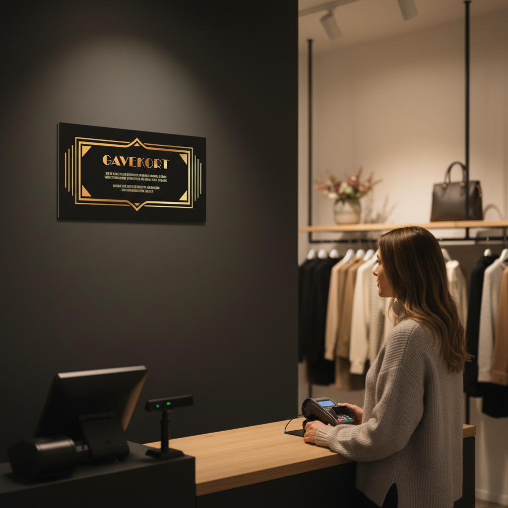 Gavekort Vintage Art deco - Billede 5