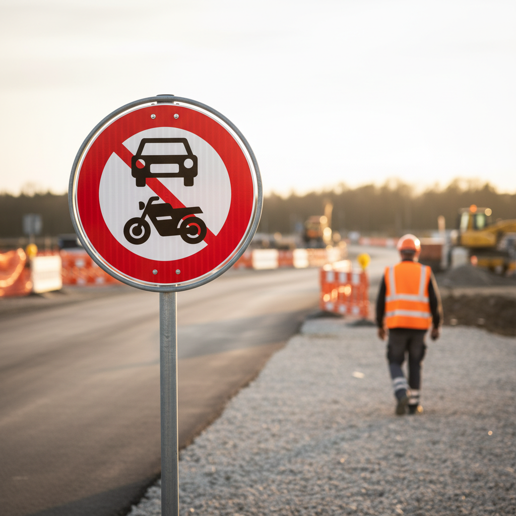 C22 Motorkøretøjer forbudt skilt - Billede 4