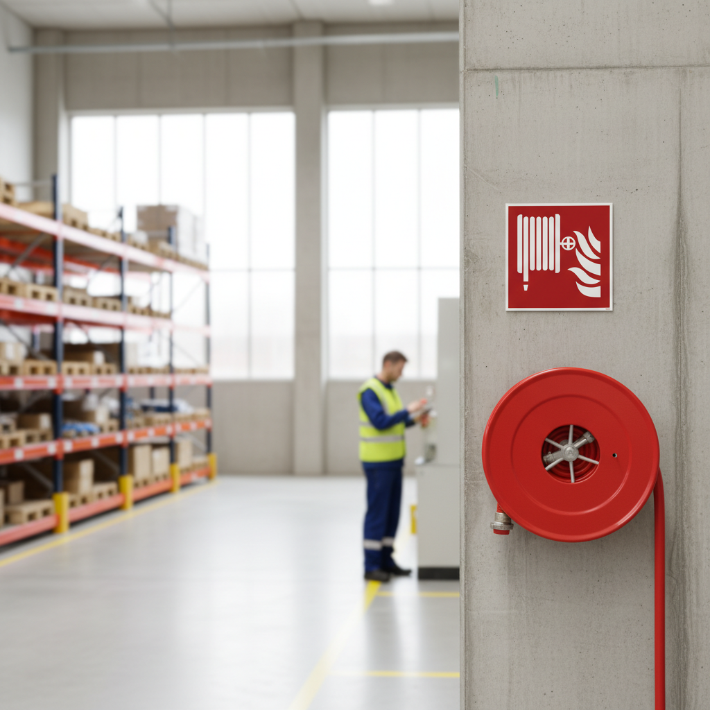 Brandslange skilt ISO F002 - Billede 4