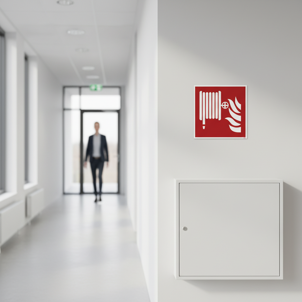 Brandslange skilt ISO F002 - Billede 2